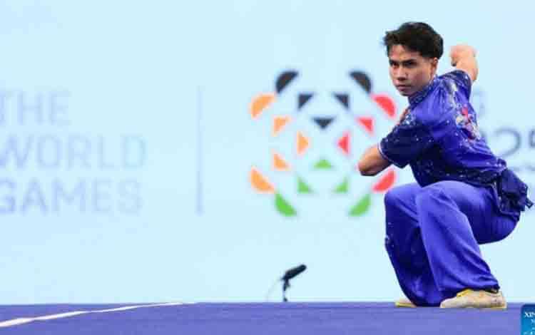 Seraf Naro Siregar Sabet Perak Wushu World Games 2025