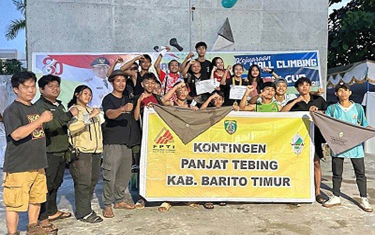 Atlet Muda Bartim Tunjukkan Potensi di Kejuaraan Panjat Tebing Bupati Cup Barsel 2025