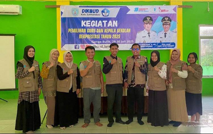 Para pendidik yang bernaung di bawah Abdul Rasyid Foundation (ARF) Regional 2 Lamandau yang sukses menorehkan prestasi dalam ajang Gupres tingkat kabupaten.