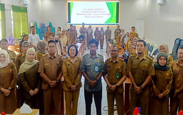 Dinkes Barut Gelar Rekonsiliasi Obat dan BMHP Semester I: Tingkatkan Akurasi Data dan Pelayanan Kesehatan