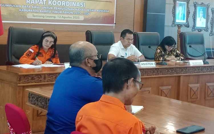 Pemkab Barito Timur Mulai Susun Kajian Risiko Bencana 20252030