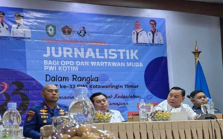 Gapki Kalteng dan PWI Kotim Bersinergi Bangun Literasi Publik