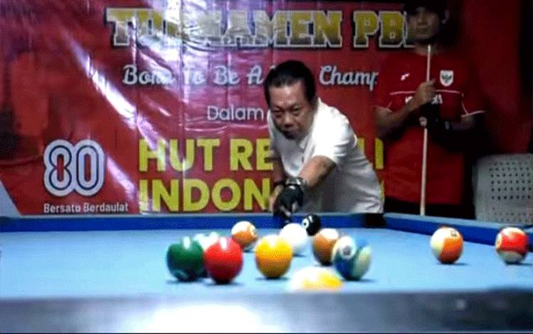 Bupati Kapuas Buka Turnamen Biliar Pemuda Batak Bersatu, Semarakkan HUT RI ke-80