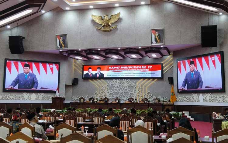 DPRD Kalteng Gelar Paripurna Dengarkan Pidato Kenegaraan Presiden RI