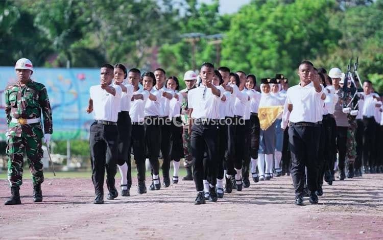 Persiapan HUT ke-80 RI, Lamandau Gembleng Paskibraka dengan Latihan Intensif