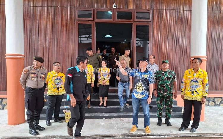 Bupati Gumas Berharap Rehabilitasi Bangunan Sekolah Rakyat Sementara Segera Selesai