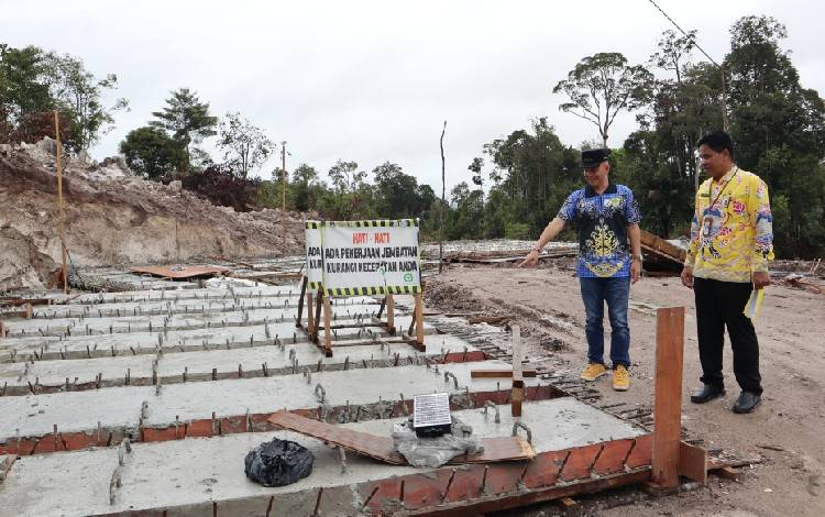 Pembangunan Jembatan Sei Nango Termasuk Program Tambun Bungai Maju