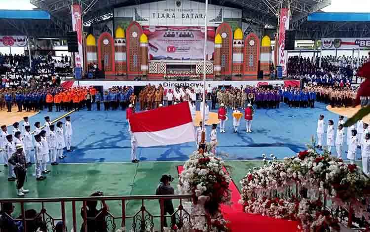 Pj Bupati Pimpin Upacara Peringatan HUT ke-80 RI di Barito Utara
