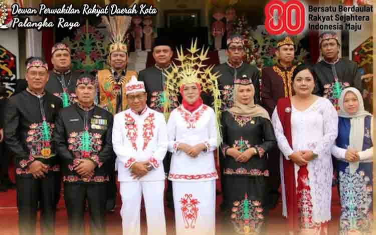 Pimpinan dan Anggota DPRD Palangka Raya Ikuti Upacara HUT RI