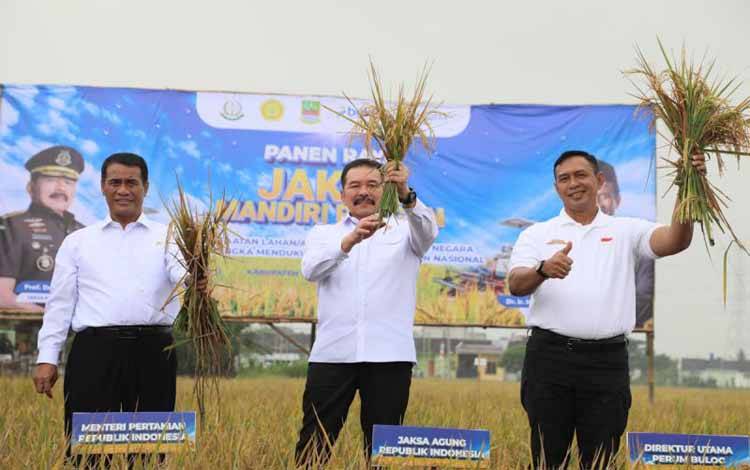 Mentan Sebut Kejagung Berperan Penting Dukung Swasembada Pangan