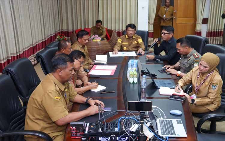 Bupati Seruyan Pimpin Rapat Persiapan Turnamen Golf HUT ke-23 Seruyan dan HUT ke-80 RI