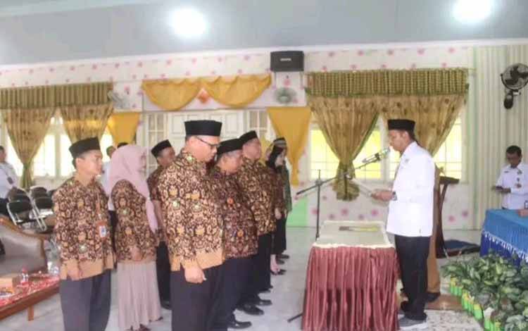 Pokjawas Pendidikan Agama Kapuas Dikukuhkan, Kakemenag Harap Lahirkan Program Inovatif