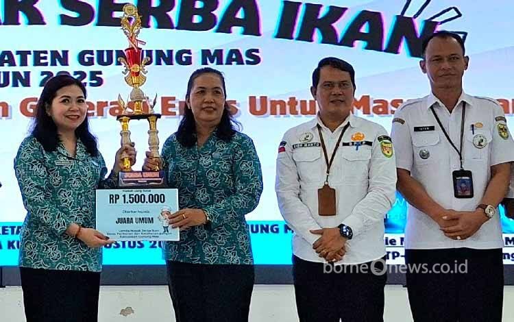 Jadi Juara Umum, Ini yang Dimasak TP PKK Kurun di Lomba Masak Serba Ikan Tingkat Gunung Mas 2025