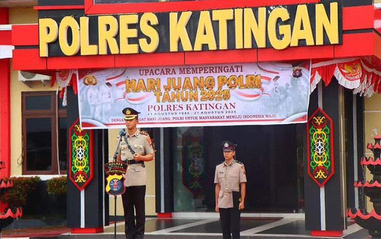 Polres Katingan Gelar Upacara Peringatan Hari Juang Polri 2025