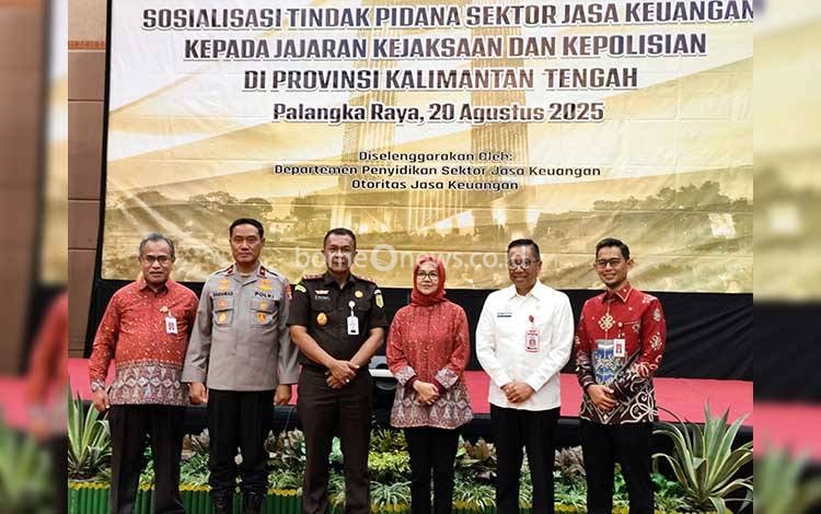 OJK Perkuat Sinergi Penegakan Hukum di Sektor Jasa Keuangan Kalteng