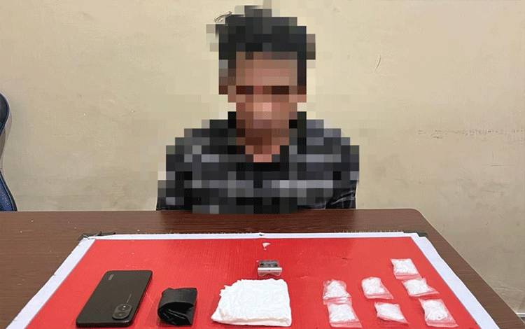 Pengedar Sabu 35,59 Gram Diringkus Satresnarkoba Polresta Palangka Raya