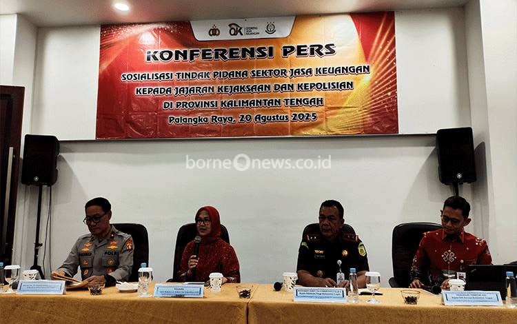 OJK Kalteng Bersama Kejaksaan dan Kepolisian Tegaskan Komitmen Tangani Kejahatan Keuangan