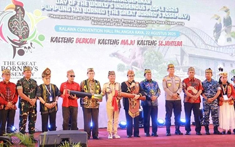 Gubernur Kalteng Tegaskan Komitmen Lindungi Eksistensi Masyarakat Adat Dayak