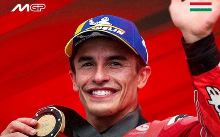 Pembalap Ducati Lenovo Marc Marquez. (ANTARA/X/MotoGP)