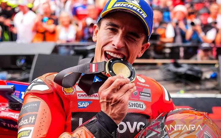 Marquez Raih Kemenangan ke-13 saat Juara Sprint MotoGP Hungaria