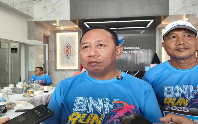 Plt Kepala BNNP Kalteng Kombes Pol Ruslan Abdul Rasyid (Foto : PATHUR)