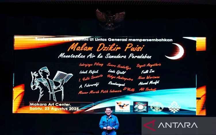 Fadli Zon Tegaskan Peran Sastra sebagai Penopang Peradaban Bangsa