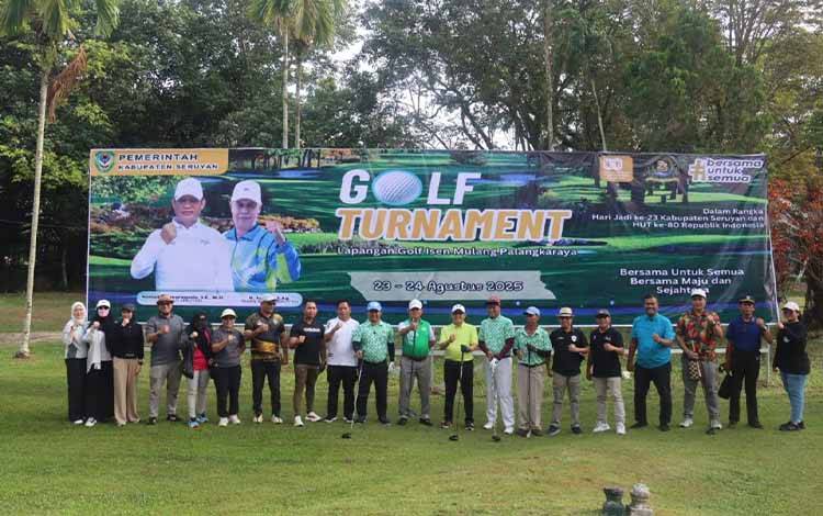 Bupati Seruyan Buka Turnamen Golf
