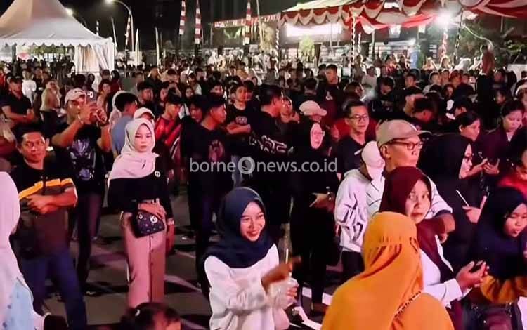 Pesta Rakyat Kapuas Bersinar Buat Ribuan Warga Padati Kawasan Stadion Panunjung Tarung