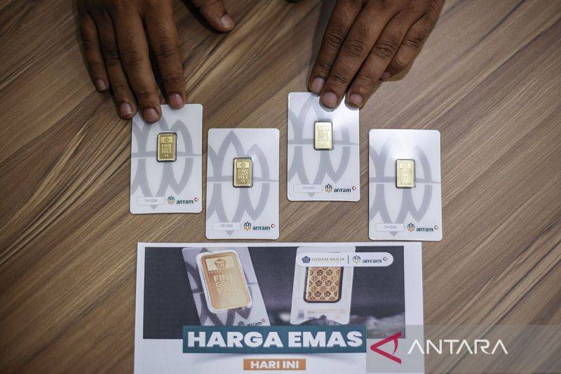 Harga Tiga Produk Emas di Pegadaian Senin ini Stabil