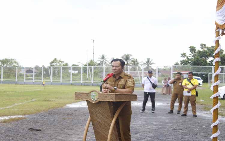 Bupati Pulpis Buka Turnamen Sepakbola dan Voli, Ini Pesan Tegas untuk Panpel