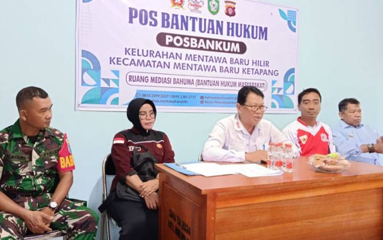 Mentawa Baru Ketapang Mulai Bentuk Posbakum untuk Permudah Akses Bantuan Hukum Masyarakat