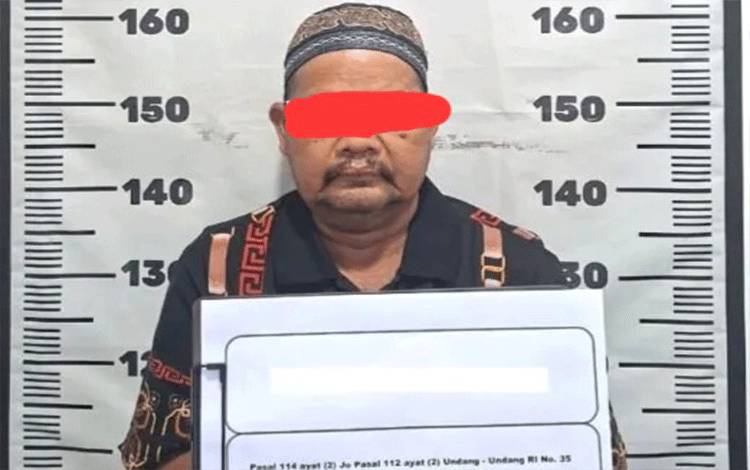 Pria Paruh Baya di Kapuas Diringkus Polisi Karena Miliki 25 Gram Sabu