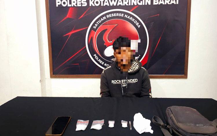 Pengedar Narkoba di Pangkalan Banteng Ditangkap, Barang Bukti 36,55 Gram Sabu