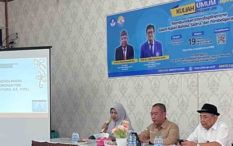Kuliah Umum PBSI UPR Tekankan Peran Bahasa dan Sastra dalam Transformasi Sosial