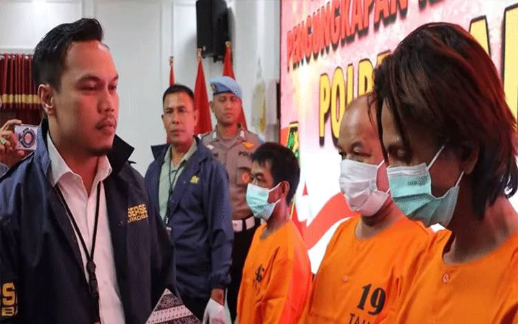 Polres Kapuas Bongkar Peredaran Sabu di Pertambangan Timpah Kapuas, Tiga Kurir dan Pengedar Diringkus dengan Barbuk 80,9 Gram