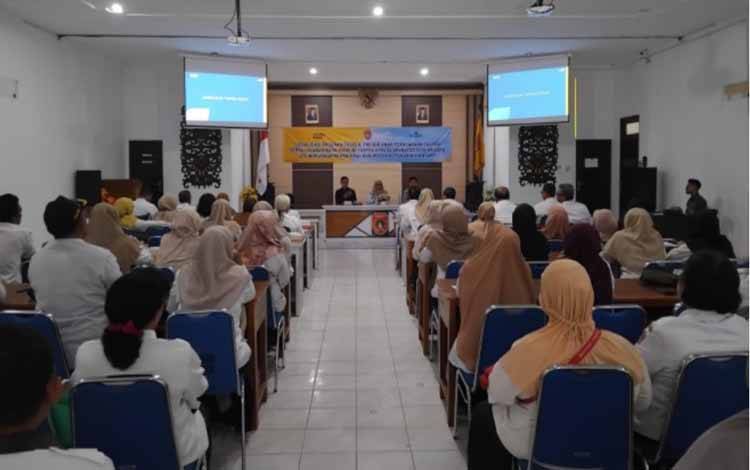 BKPSDM Kobar Fasilitasi Sosialisasi Program Taspen dan Layanan Bank Mandiri Taspen
