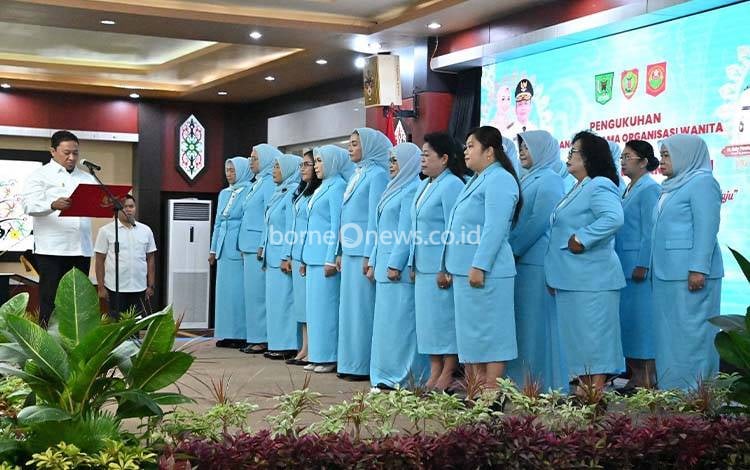 Wagub Kalteng Harap BKOW Mampu Satukan Langkah Organisasi Wanita