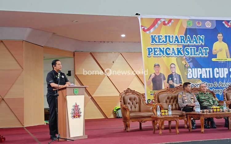 Wabup Pulang Pisau Buka Kejuaraan Pencak Silat Bupati Cup I 2025