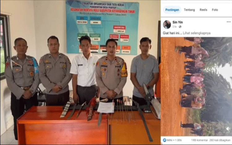 Sempat Bersitegang dengan Warga ini Klarifikasi Kapolsek Mentaya Hulu Kotim