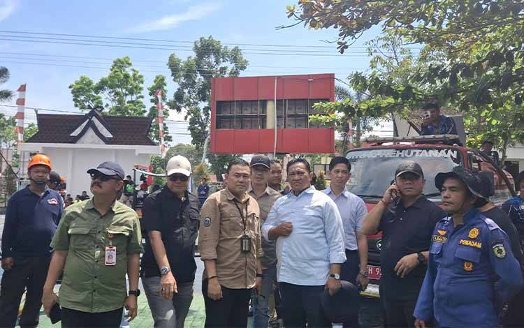 Wagub Kalteng Pastikan Layanan DPMPTSP Tetap Berjalan Pascakebakaran
