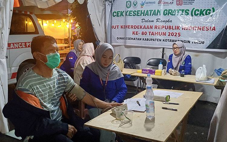 Masyarakat Kotim Semakin Sadar Lakukan Cek Kesehatan Penyakit Tidak Menular