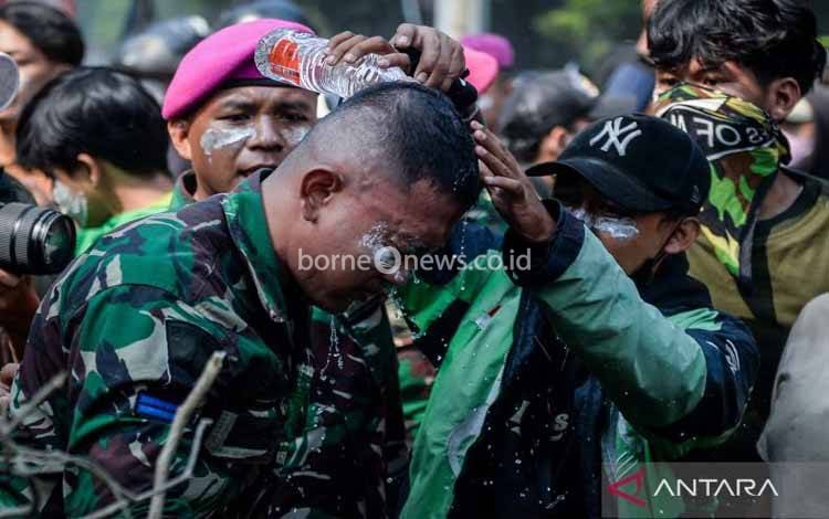 Kapuspen Sebut Tidak Ada Prajurit TNI Ditangkap Polisi saat Demo
