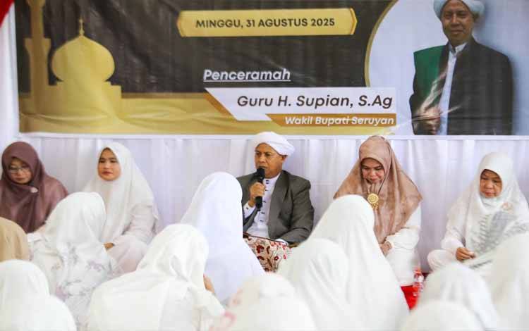 Wabup Seruyan Sampaikan Pesan Akhlak Rasulullah pada Peringatan Maulid Nabi