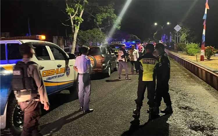 Polres Seruyan Patroli Gabungan Bersama TNI dan Instansi Terkait Jaga Kamtibmas