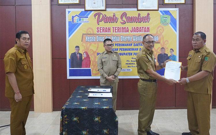 Wabup Pulang Pisau Berpesan Pejabat Baru Disperkimtan Berinovasi