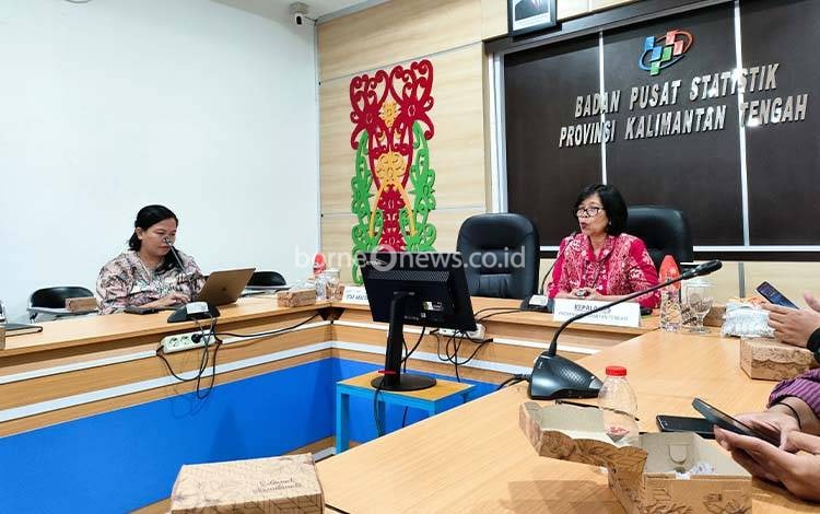 Kepala Badan Pusat Statistik atau BPS Provinsi Kalimantan Tengah, Agnes Widiastuti. (FOTO: TESTI PRISCILLA)