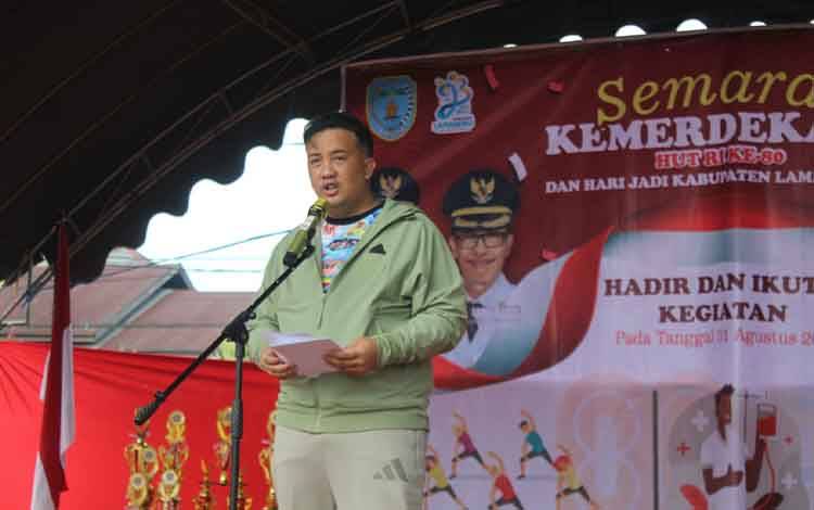 Bupati Lamandau Gaungkan Persatuan di Gebyar Merdeka Kecamatan Bulik