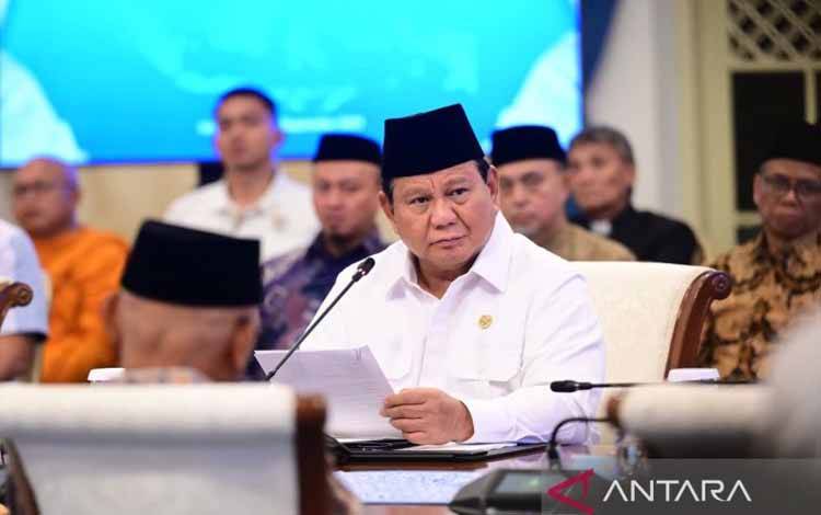 Prabowo Dengar Langsung Aspirasi Serikat Buruh, Ormas, dan Tokoh Agama