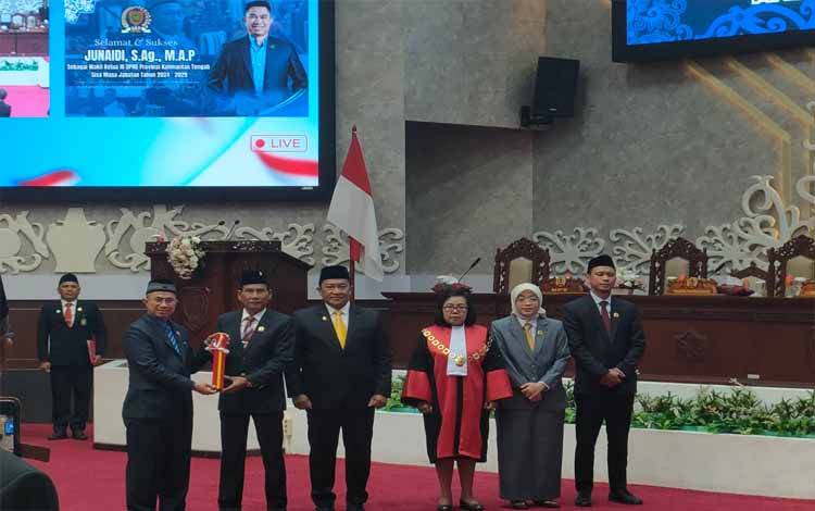 DPRD Gelar Paripurna Pengangkatan Junaidi Jadi Wakil Ketua DPRD Kalteng