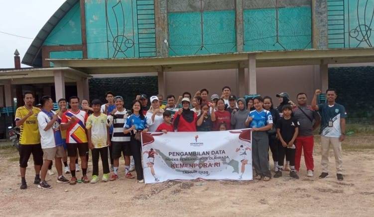 Dispora Lamandau Gelar Pengambilan Data Indeks Pembangunan Olahraga Kemenpora